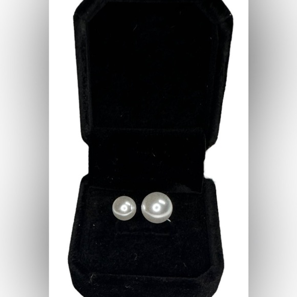 DOUBLE PEARL 925 STERLING SILVER RING 8 and up - Picture 9 of 9